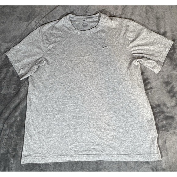 Nike Other - Nike Shirt Mens Large Gray Dri-FIT Lightweight Short Sleeve Training Tee